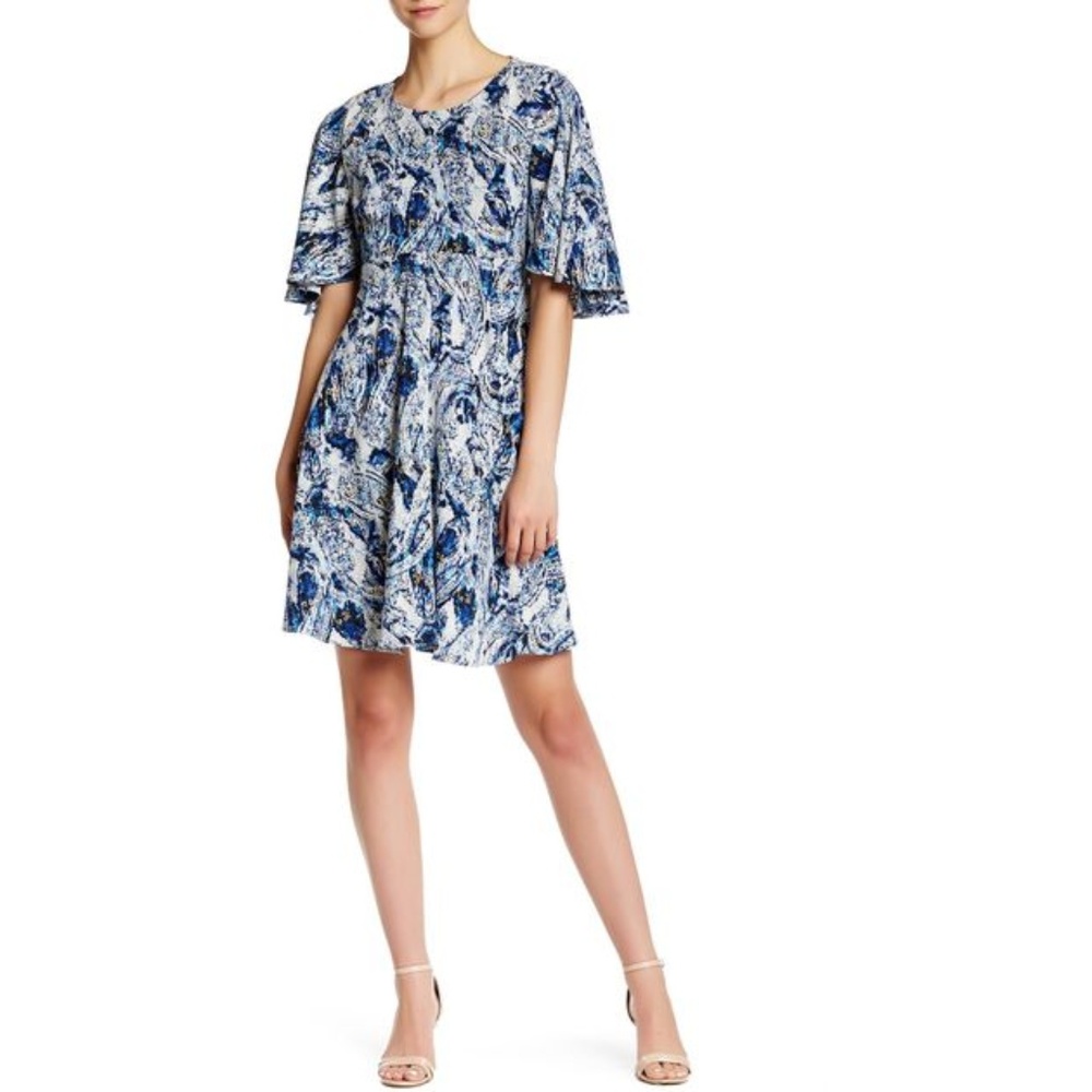Betsey Johnson Paisley Boho Shift Dress